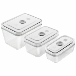 Sada 3 sklenených vákuovacích dóz Zwilling Fresh & Save