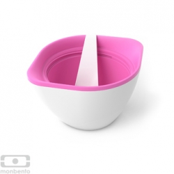 Monbento Lib - ružovo-biely box na polievku