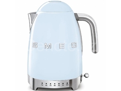 Rýchlovarná kanvica SMEG 50´S Retro style s reguláciou teploty, pastelovo modrá