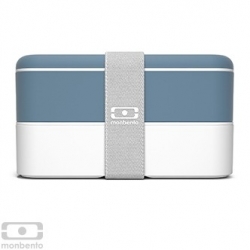 Monbento Original - modro-biely Bento box na jedlo - kopie